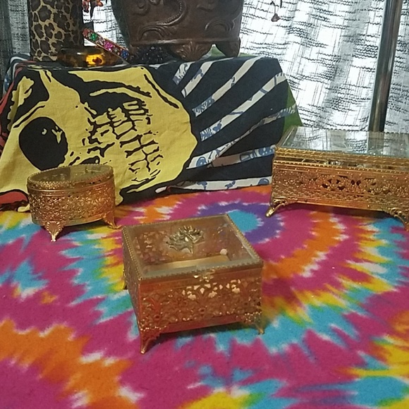 24 karat gold jewelry box - Picture 3 of 8